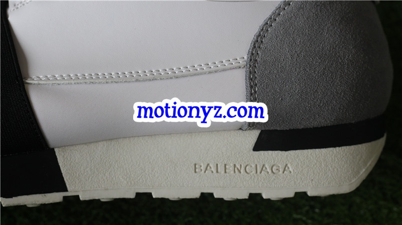 Balenciaga Race Runner Trainers White Black